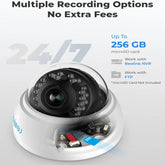 Reolink 4K PoE Security Camera Outdoor with Person/Vehicle Detection, IK10 Vandal Proof, 5X Optical Zoom, Time Lapse, Smart Motion Alert, Support microSD Card Slot for 24/7 Recording, RLC-842A
Without box